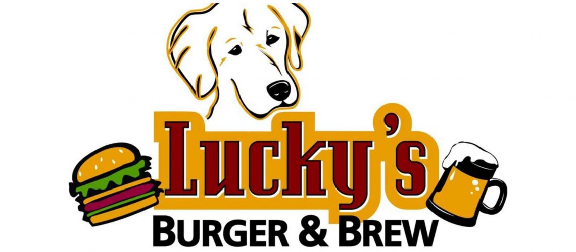 Lucky's Burger & Brew Logo - Your gateway to affordable dining near Marietta Square and delightful food experiences.